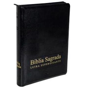 Imagem de BIBLIA SAGRADA LETRA SUPERGIGANTE COM INDICE E ZIPER