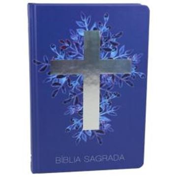 Imagem de BIBLIA SAGRADA NAA - CAPA CRUZ AZUL
