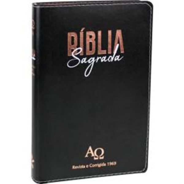 Picture of BIBLIA SAGRADA RC 1969 LETRA GRANDE COM INDICE DIGITAL - CAPA COURO SINTETICO PRETA