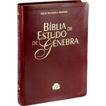 Imagem de BIBLIA DE ESTUDO DE GENEBRA - COURO BONDED VINHO