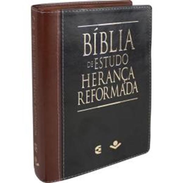 Picture of BIBLIA DE ESTUDO HERANCA REFORMADA - COURO SINTETICO PRETO E MARROM