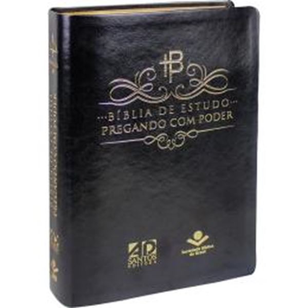 Picture of BIBLIA DE ESTUDO PREGANDO COM PODER - CAPA PRETA