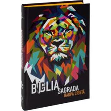 Imagem de BIBLIA SAGRADA LEAO - COM HARPA CRISTA