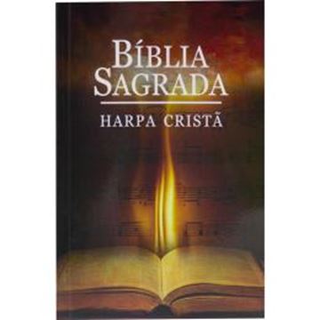 Imagem de BIBLIA SAGRADA LETRA GRANDE COM HARPA CRISTA - CAPA ILUSTRADA