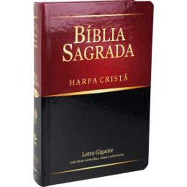Picture of BIBLIA SAGRADA LETRA GRANDE COM HARPA CRISTA - CAPA ILUSTRADA