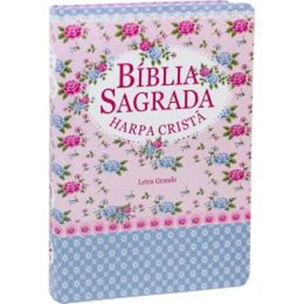 Picture of BIBLIA SAGRADA LETRA GRANDE COM HARPA CRISTA - CAPA ILUSTRADA FLORIDA