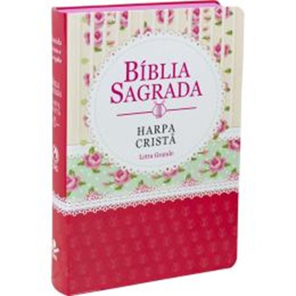 Picture of BIBLIA SAGRADA LETRA GRANDE COM HARPA CRISTA - CAPA ILUSTRADA FLORIDA