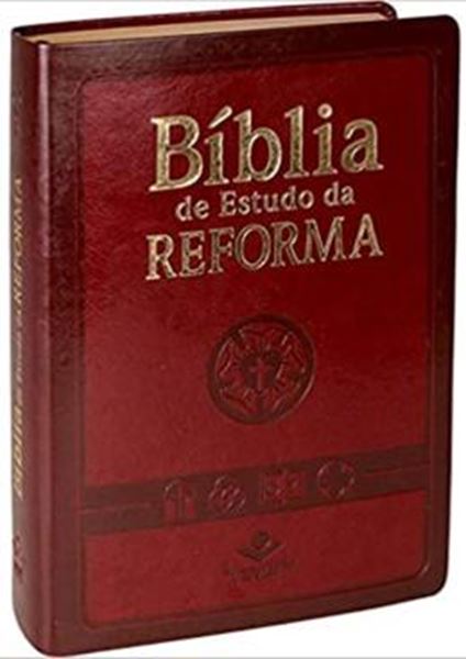 Picture of BIBLIA DE ESTUDO DA REFORMA - COURO SINTETICO VINHO