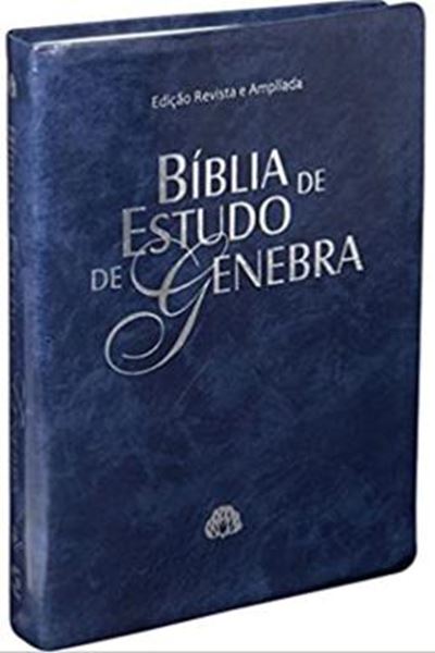 Picture of BIBLIA DE ESTUDO DE GENEBRA - COURO SINTETICO AZUL