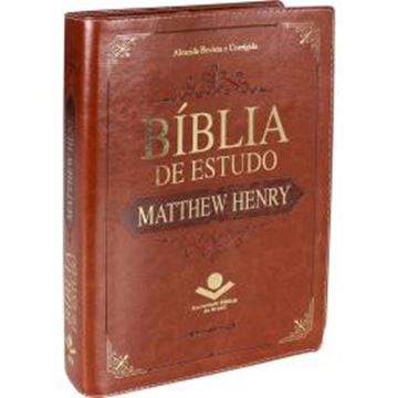 Imagem de BIBLIA DE ESTUDO MATTHEW HENRY - COURO SINTETICO MARROM
