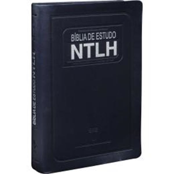 Picture of BIBLIA DE ESTUDO NTLH - COURO SINTETICO AZUL ESCURO