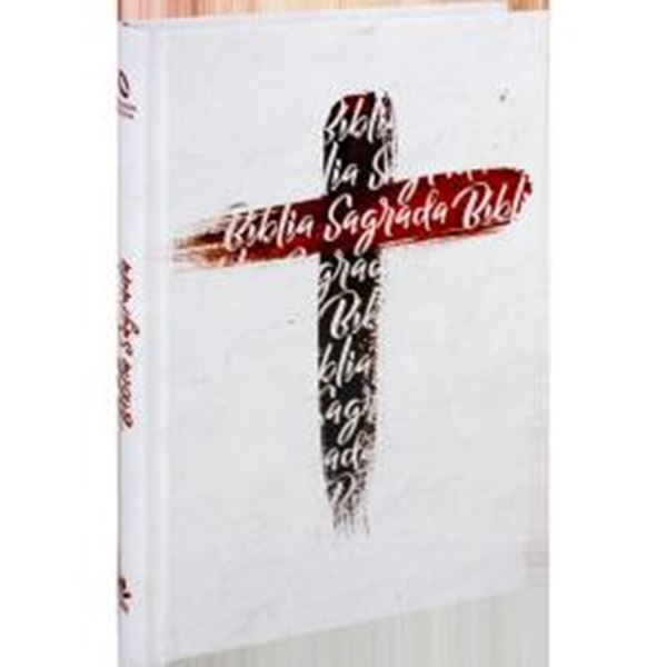 Picture of BIBLIA SAGRADA - CAPA ILUSTRADA BRANCA COM CRUZ