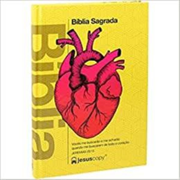 Picture of BIBLIA SAGRADA - CAPA ILUSTRADA CORACAO AMARELO
