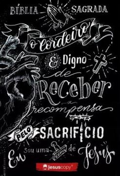 Imagem de BIBLIA SAGRADA - CAPA ILUSTRADA LETTERING