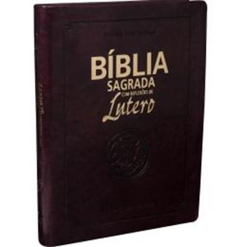 Imagem de BIBLIA SAGRADA COM REFLEXOES DE LUTERO - TAMANHO MEDIO