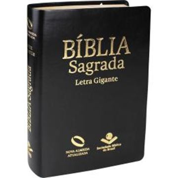 Imagem de BIBLIA SAGRADA LETRA GIGANTE COM INDICE - CAPA PRETA NOBRE
