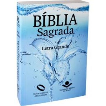 Imagem de BIBLIA SAGRADA LETRA GRANDE - CAPA ILUSTRADA AGUA