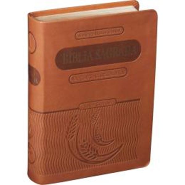 Picture of BIBLIA SAGRADA LETRA GRANDE - COURO SINTETICO MARROM