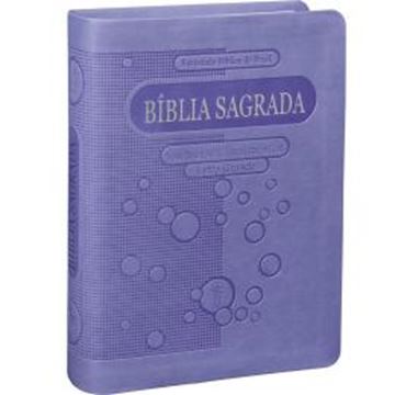 Imagem de BIBLIA SAGRADA LETRA GRANDE - COURO SINTETICO VIOLETA