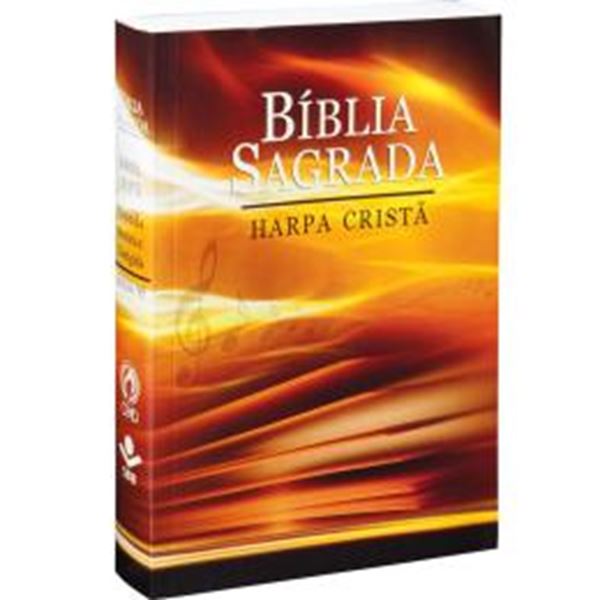 Picture of BIBLIA SAGRADA LETRA GRANDE COM HARPA CRISTA - CAPA ENTARDECER