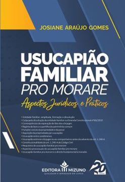 Imagem de USUCAPIÃO FAMILIAR PRO MORARE - ASPECTOS JÚRIDICOS E PRÁTICOS