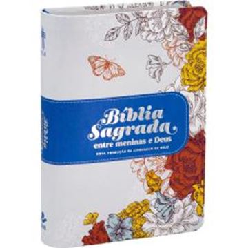 Imagem de BIBLIA SAGRADA ENTRE MENINAS E DEUS - CAPA MAGNOLIA