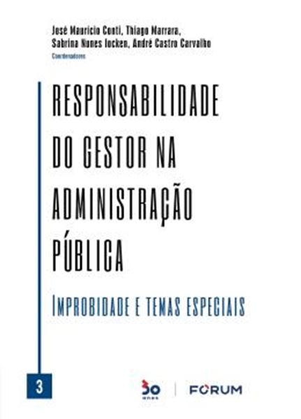 Picture of RESPONSABILIDADE DO GESTOR NA ADMINISTRACAO PUBLICA VL. 03