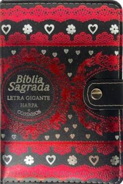 Imagem de BIBLIA CAPA CARTEIRA PU LT GIGANTE COM HARPA - MOD. 06 PRETA