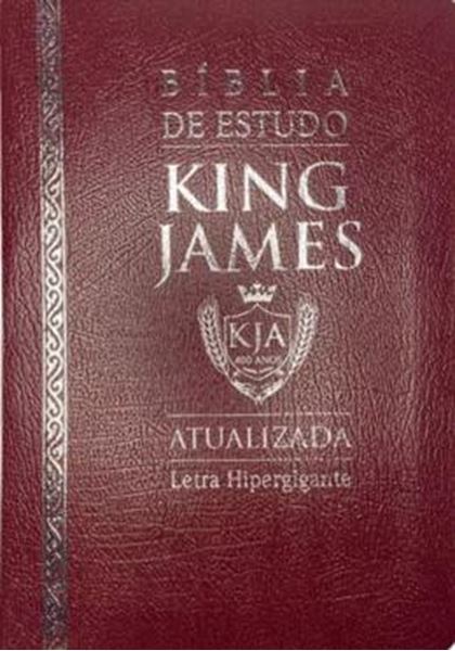 Picture of BIBLIA DE ESTUDO KING JAMES ATUALI. COVERBOOK - BORDO