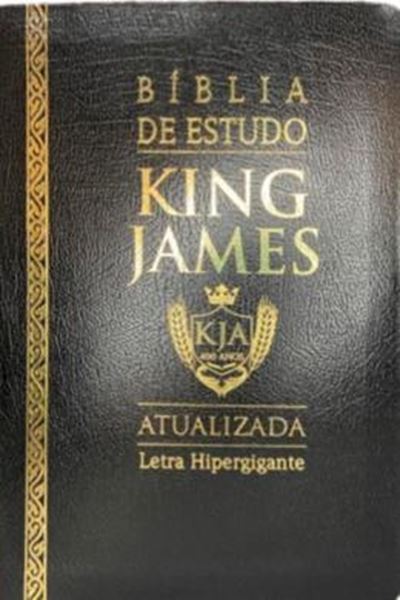 Picture of BIBLIA DE ESTUDO KING JAMES ATUALI. COVERBOOK - PRETA