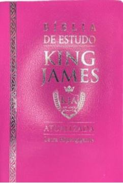 Imagem de BIBLIA DE ESTUDO KING JAMES ATUALI. COVERBOOK - ROSA