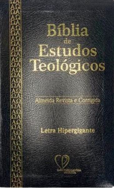 Picture of BIBLIA DE ESTUDOS TEOLÓGICOS ARC - COVERBOOK -  PRETA