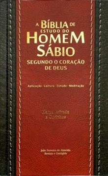 Imagem de BIBLIA DO HOMEM SABIO SEGUNDO O CORACAO DE DEUS ARC C/ HARPA CAPA DURA - PRETA E VERMELHA