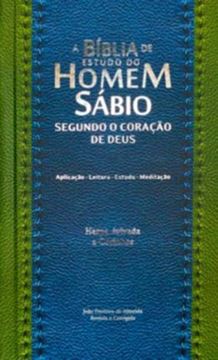 Imagem de BIBLIA DO HOMEM SABIO SEGUNDO O CORACAO DE DEUS ARC C/ HARPA CAPA DURA - VERDE E AZUL