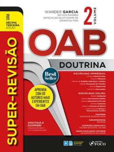 Picture of SUPER REVISAO OAB - DOUTRINA COMPLETA - 13ª ED - 2023 - VOL 2
