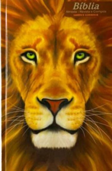 Picture of BIBLIA JOVEM CAPA DURA ARC HARPA E CORINHOS - MOD.02 - LEAO ROSTO