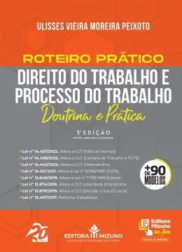 Imagem de ROTEIRO PLASTICO DE DIREITO DO TRABALHO E PROCESSO DE TRABALHO - 5ª ED