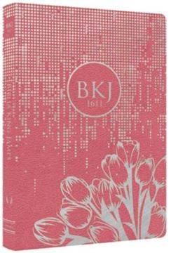 Imagem de BIBLIA KING JAMES 1611 ULTRAFINA SLIM COM SUBSTITULOS - ROSA TULIPA