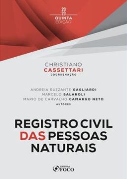 Imagem de REGISTRO CIVIL DAS PESSOAS NATURAIS - 5ª ED