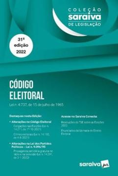 Imagem de COLECAO SARAIVA DE LEGISLACAO - CODIGO ELEITORAL