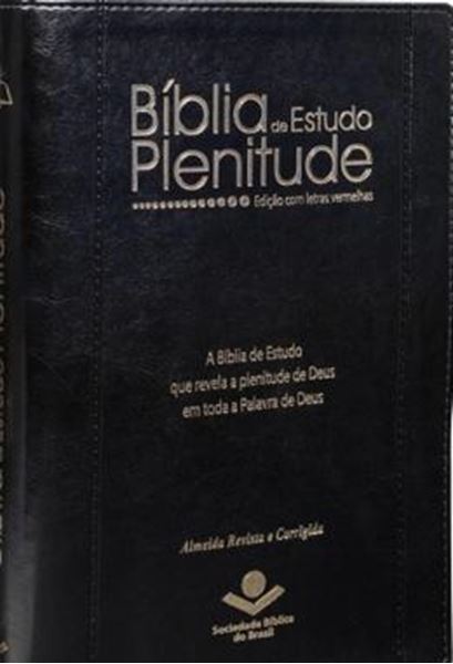 Picture of BIBLIA DE ESTUDO PLENITUDE: ALMEIDA REVISTA E CORRIGIDA (ARC)