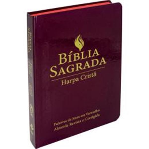 Picture of BIBLIA SAGRADA LETRA GRANDE COM HARPA CRISTA - CAPA SEMIFLEXIVEL ILUSTRADA, FLORAL - 4ª ED
