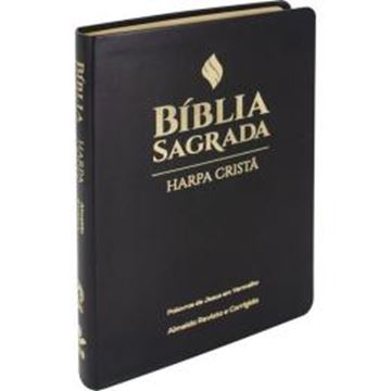 Imagem de BIBLIA SAGRADA LETRA GRANDE COM HARPA CRISTA - CAPA SEMIFLEXIVEL ILUSTRADA  4ªED