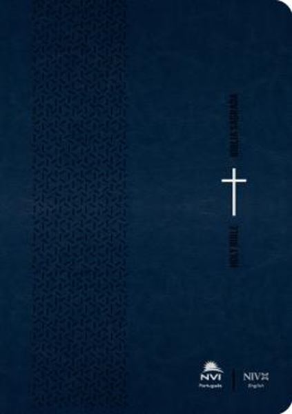 Picture of BIBLIA NVI PORTUGUES/INGLES - CAPA LUXO - AZUL