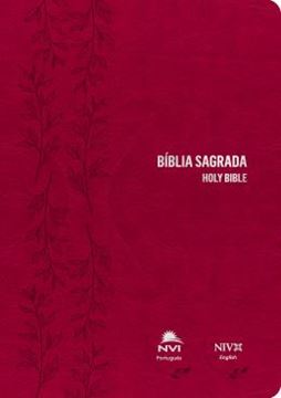 Imagem de BIBLIA NVI PORTUGUES/INGLES - CAPA LUXO - ROSA - 2ª ED