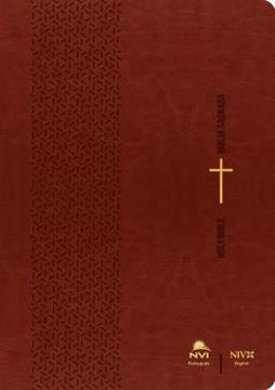 Imagem de BIBLIA NVI PORTUGUES/INGLES - CAPA LUXO - MARROM - 2ª ED