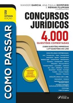 Imagem de COMO PASSAR EM CONCURSOS JURIDICOS - 4.000 QUESTOES COMENTADAS