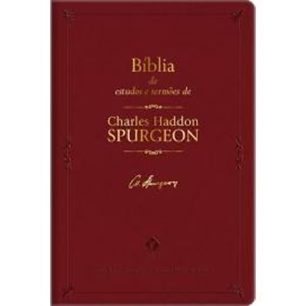 Picture of BIBLIA DE ESTUDOS E SERMOES DECHARLES H. SPURGEON - BORDO