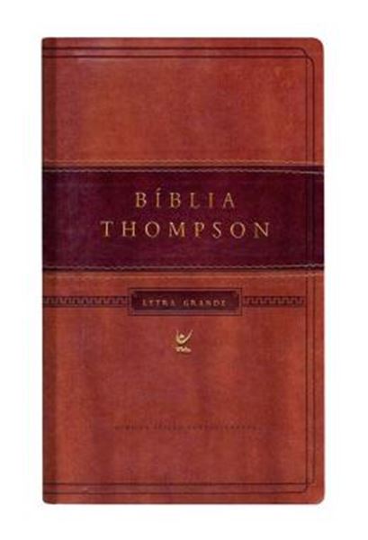 Picture of BIBLIA THOMPSON - AEC - LETRA GRANDE - CP LUXO MARROM CLARO E ESCURO C INDICE