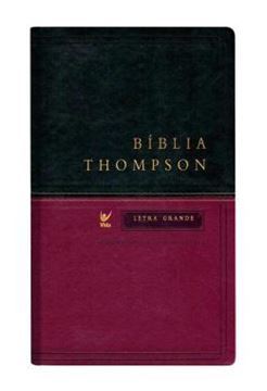 Imagem de BIBLIA THOMPSON - AEC - LETRA GRANDE - CP LUXO VERDE E VINHO